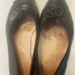 Size 10 Chanel ballet flats